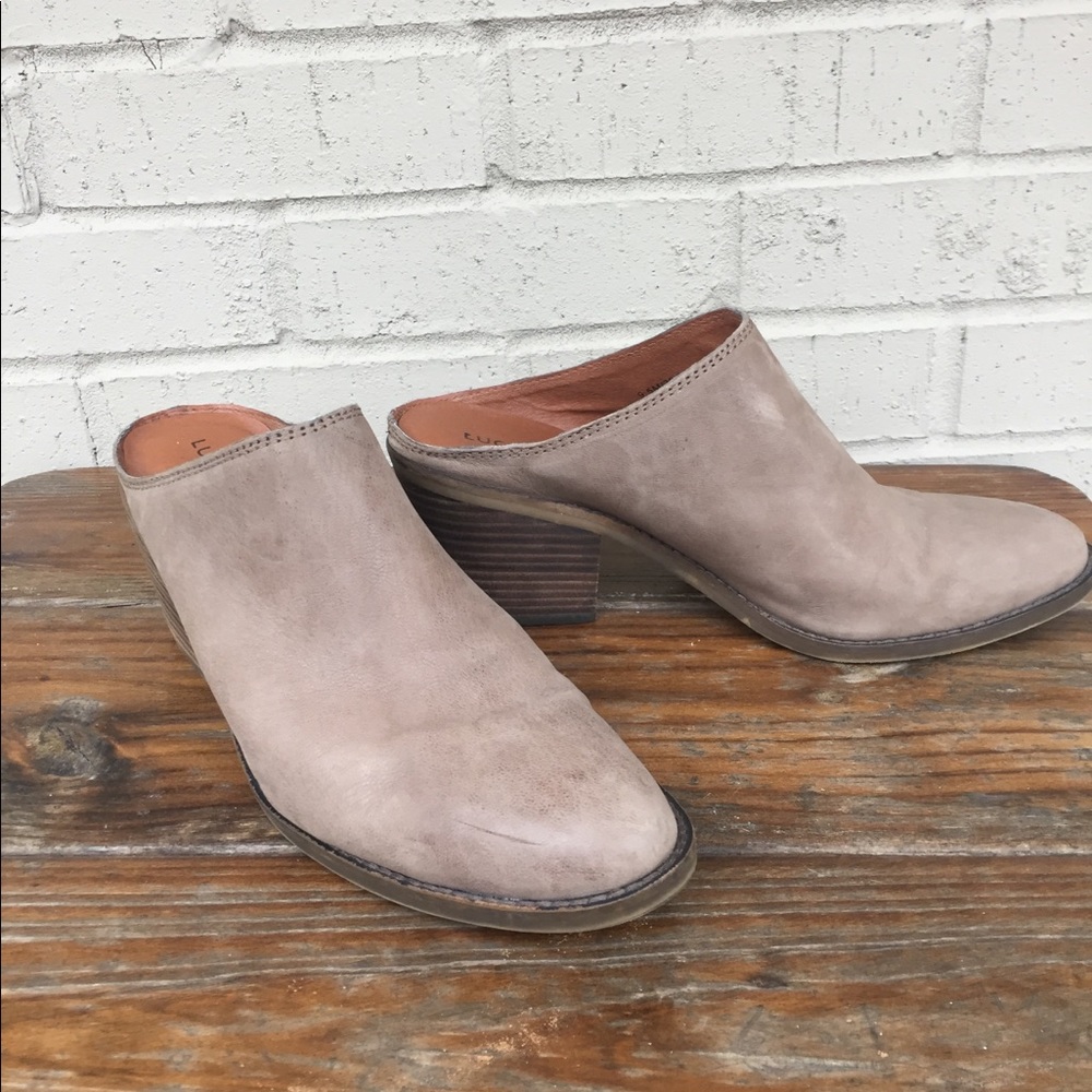 Lucky Brand | Suede Leather Slip On Maikki Mules